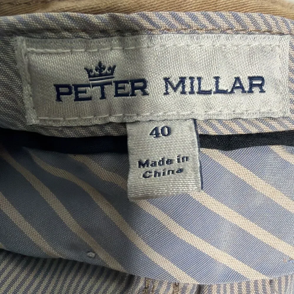 Peter Millar Ultimate Sateen 5-Pocket Pants 40 Old Money Golf Business Casual